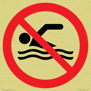 PV11330: Prohibition: No swimming