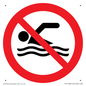 PV11330: Prohibition: No swimming
