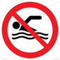 PV11330: Prohibition: No swimming
