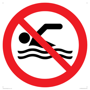 PV11330: Prohibition: No swimming