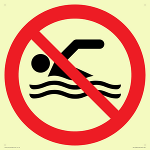 PV11330: Prohibition: No swimming