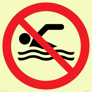 PV11330: Prohibition: No swimming