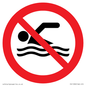 PV11330: Prohibition: No swimming