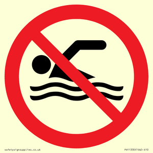 PV11330: Prohibition: No swimming