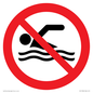 PV11330: Prohibition: No swimming