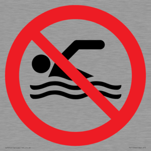 PV11330: Prohibition: No swimming