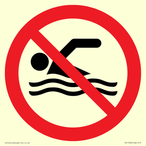 PV11330: Prohibition: No swimming