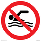 PV11330: Prohibition: No swimming