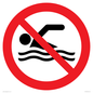 PV11330: Prohibition: No swimming