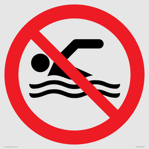 PV11330: Prohibition: No swimming