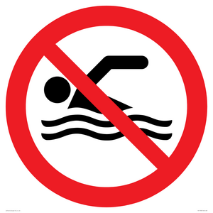 PV11330: Prohibition: No swimming
