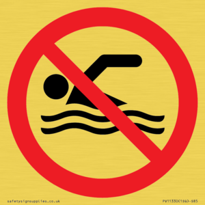 PV11330: Prohibition: No swimming