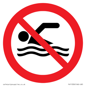 PV11330: Prohibition: No swimming