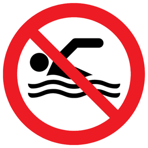 PV11330: Prohibition: No swimming