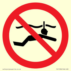 PV11332: Prohibition: No snorkelling