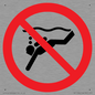 PV11334: Prohibition: No sub-aqua diving