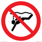 PV11334: Prohibition: No sub-aqua diving