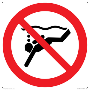 PV11334: Prohibition: No sub-aqua diving