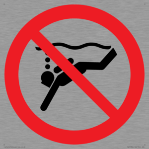 PV11334: Prohibition: No sub-aqua diving