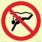 PV11334: Prohibition: No sub-aqua diving