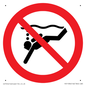 PV11334: Prohibition: No sub-aqua diving