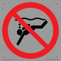 PV11334: Prohibition: No sub-aqua diving