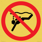 PV11334: Prohibition: No sub-aqua diving