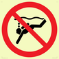 PV11334: Prohibition: No sub-aqua diving