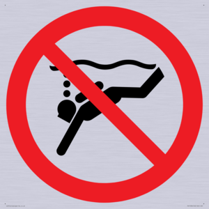 PV11334: Prohibition: No sub-aqua diving