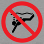 PV11334: Prohibition: No sub-aqua diving