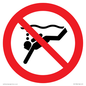 PV11334: Prohibition: No sub-aqua diving