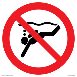 PV11334: Prohibition: No sub-aqua diving