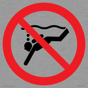 PV11334: Prohibition: No sub-aqua diving