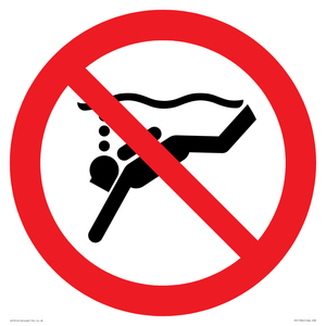 PV11334: Prohibition: No sub-aqua diving