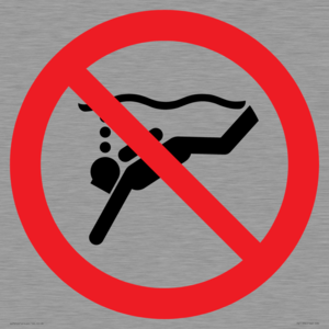 PV11334: Prohibition: No sub-aqua diving