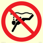 PV11334: Prohibition: No sub-aqua diving
