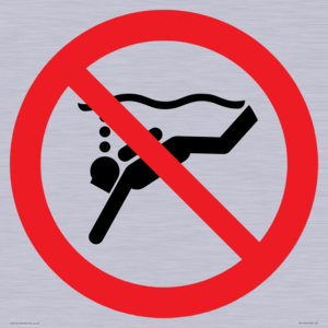 PV11334: Prohibition: No sub-aqua diving
