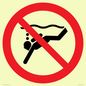 PV11334: Prohibition: No sub-aqua diving