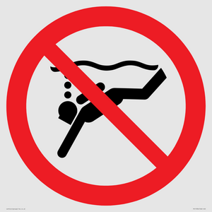 PV11334: Prohibition: No sub-aqua diving