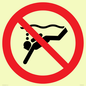 PV11334: Prohibition: No sub-aqua diving