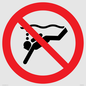 PV11334: Prohibition: No sub-aqua diving