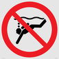 PV11334: Prohibition: No sub-aqua diving