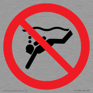 PV11334: Prohibition: No sub-aqua diving