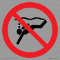 PV11334: Prohibition: No sub-aqua diving