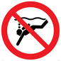 PV11334: Prohibition: No sub-aqua diving