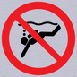 PV11334: Prohibition: No sub-aqua diving