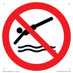 PV11336: Prohibition: No diving
