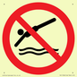 PV11336: Prohibition: No diving