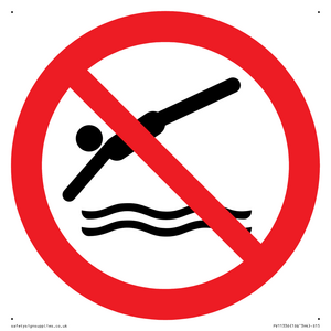 PV11336: Prohibition: No diving