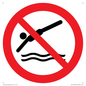 PV11336: Prohibition: No diving